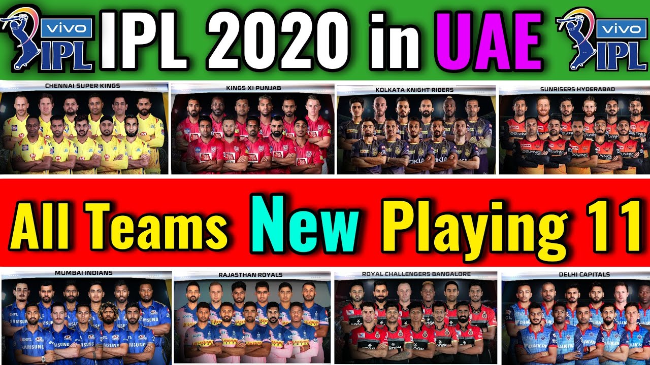 IPL 2020 in UAE | All Teams New Playing 11 | IPL 2020 All Teams Best Playing 11 | IPL Playing 11