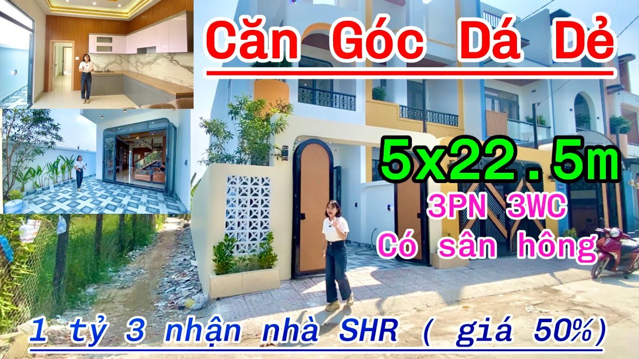 CHỦ GỒNG HẾT SỨC BÁN LUÔN CĂN GÓC MỚI XÂY - THIẾT KẾ SÂN BÊN HÔNG + BAN CÔNG 2 MẶT Ở MÁT LẮM 