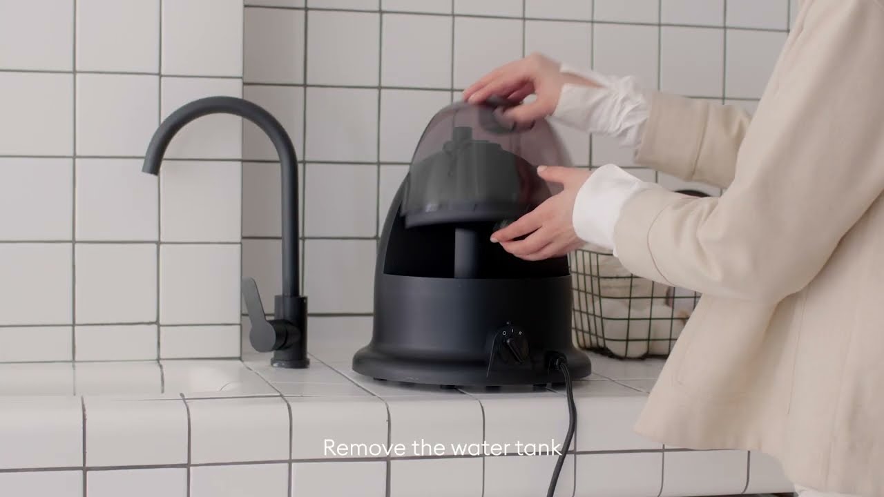 How to descale a standing steamer