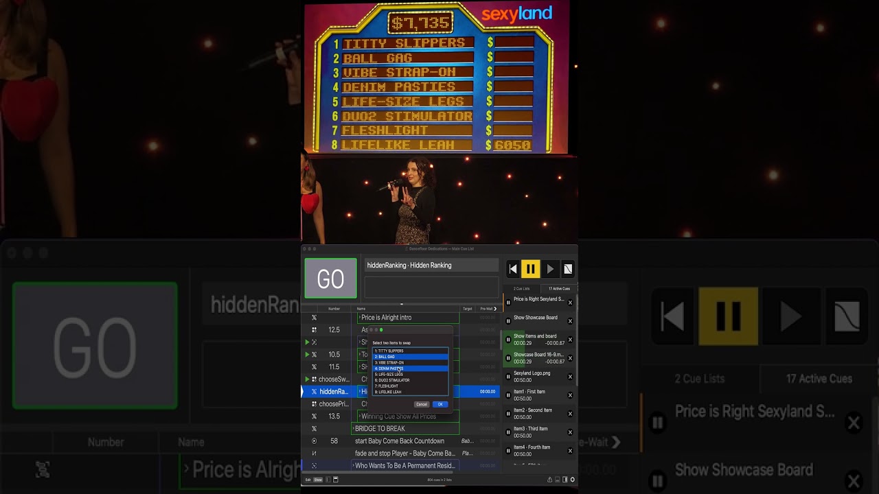 Game Shows with QLab - Price Is Right Showcase