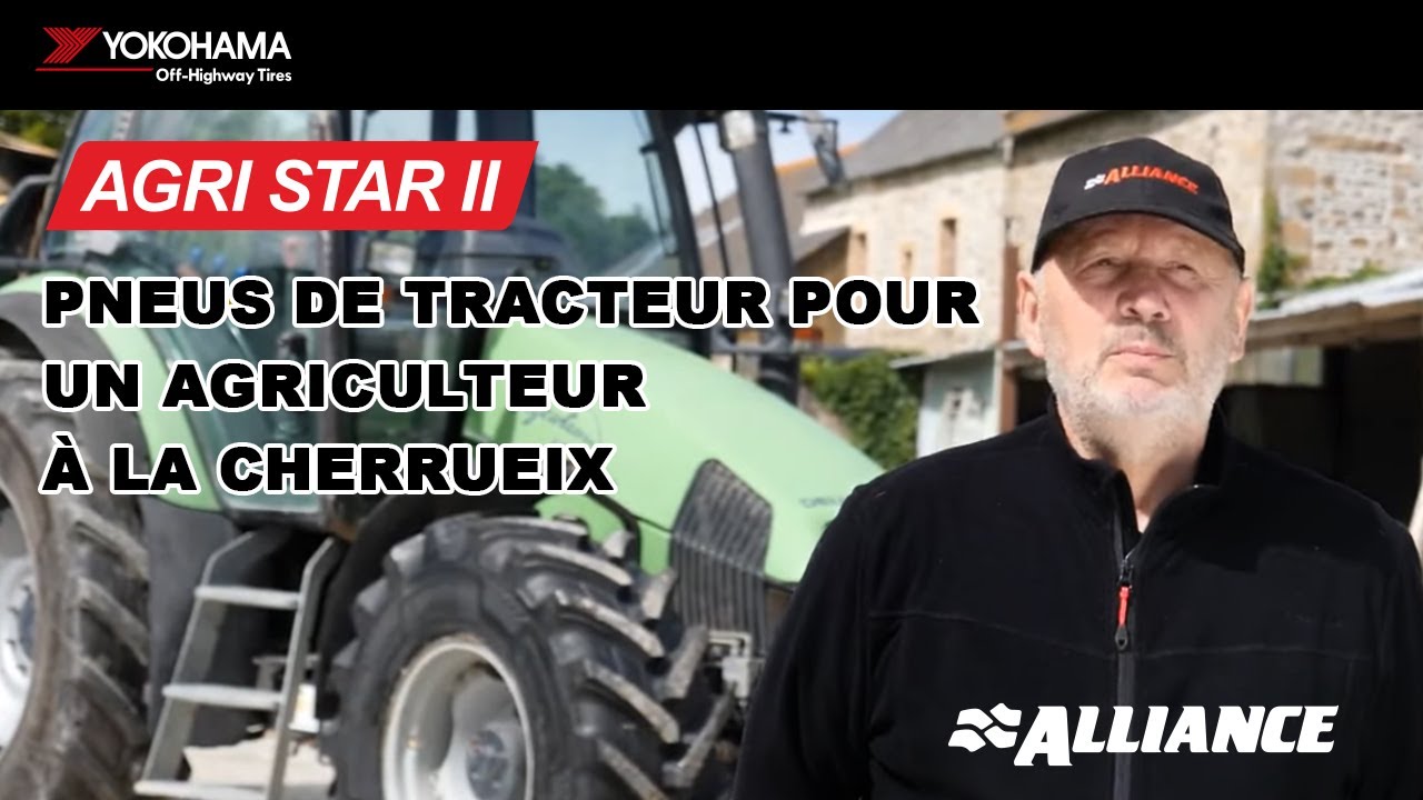 Pneus de Tracteur (Alliance Agri Star II) Pour un Agriculteur à La Cherrueix