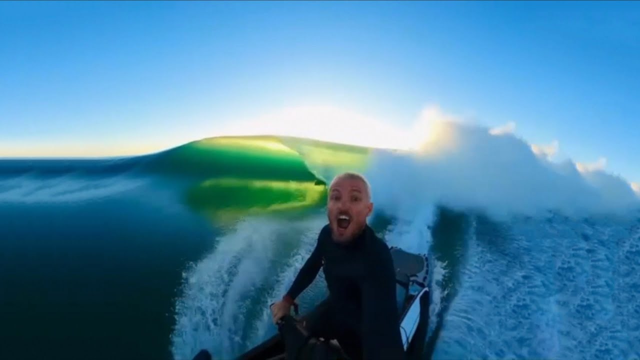 This is the most STOKED SURF selfie ever