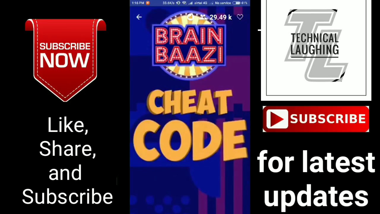 Brain baazi CHEAT CODE tonight 9 pm 3 july || brainbaazi cheatcode today 9pm night
