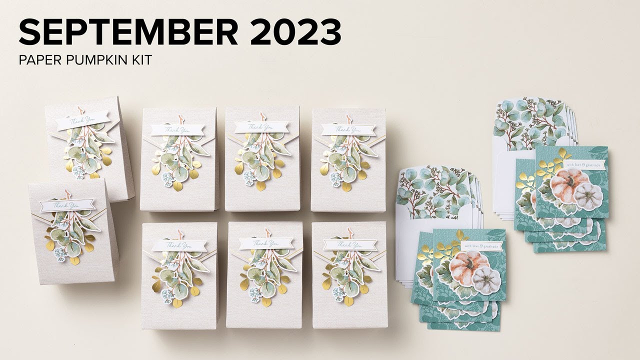 With Love & Gratitude: September 2023 Paper Pumpkin