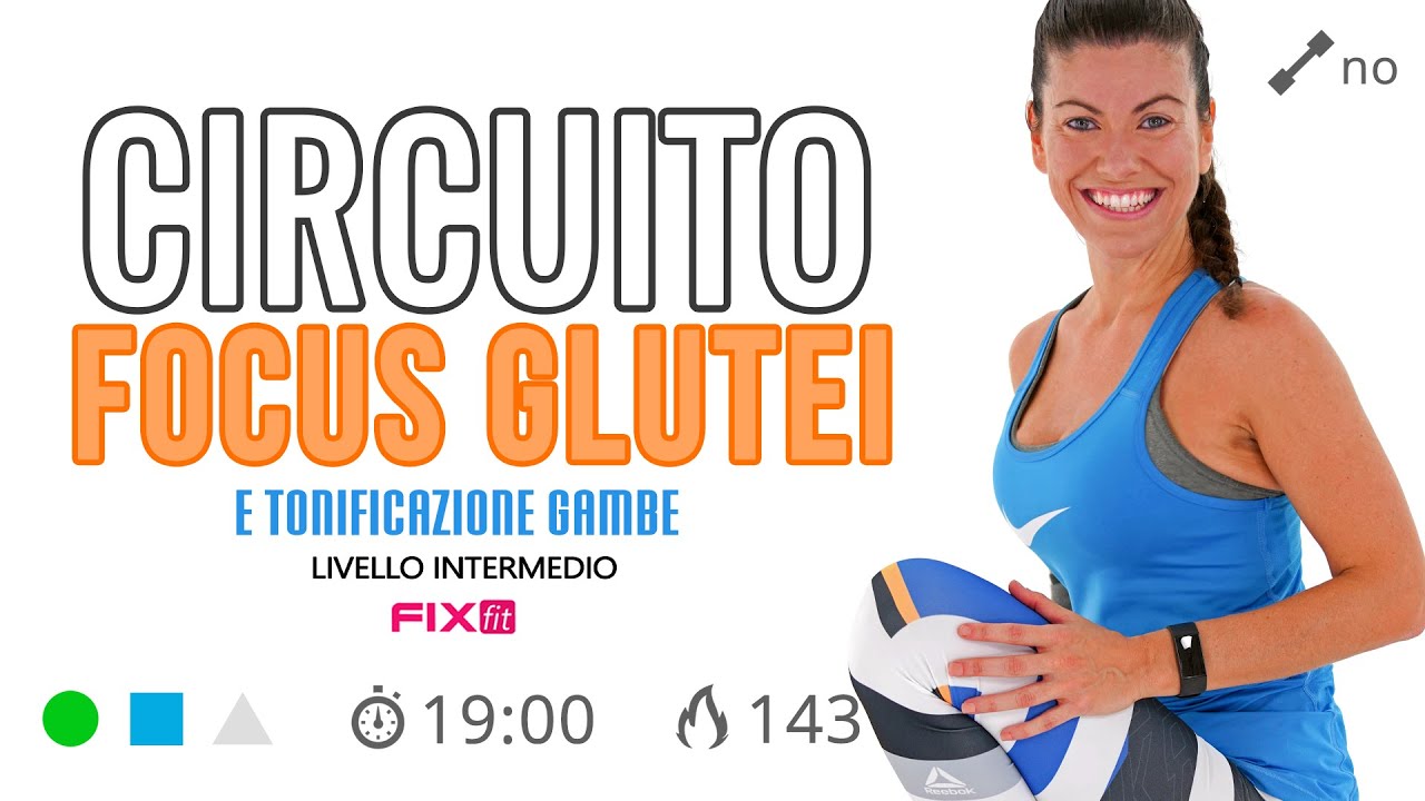 Esercizi per Snellire e Tonificare Gambe e Glutei (senza salti)