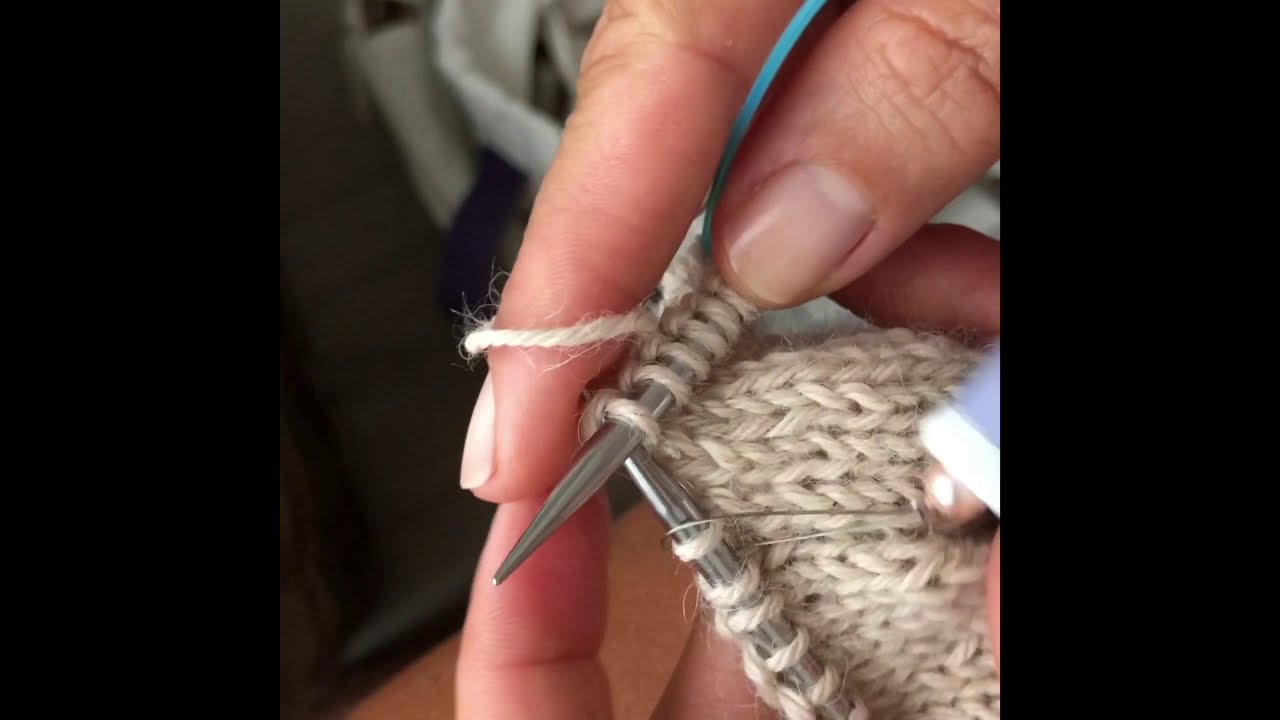 {TUTO} TRICOT changement de fil si bains différents