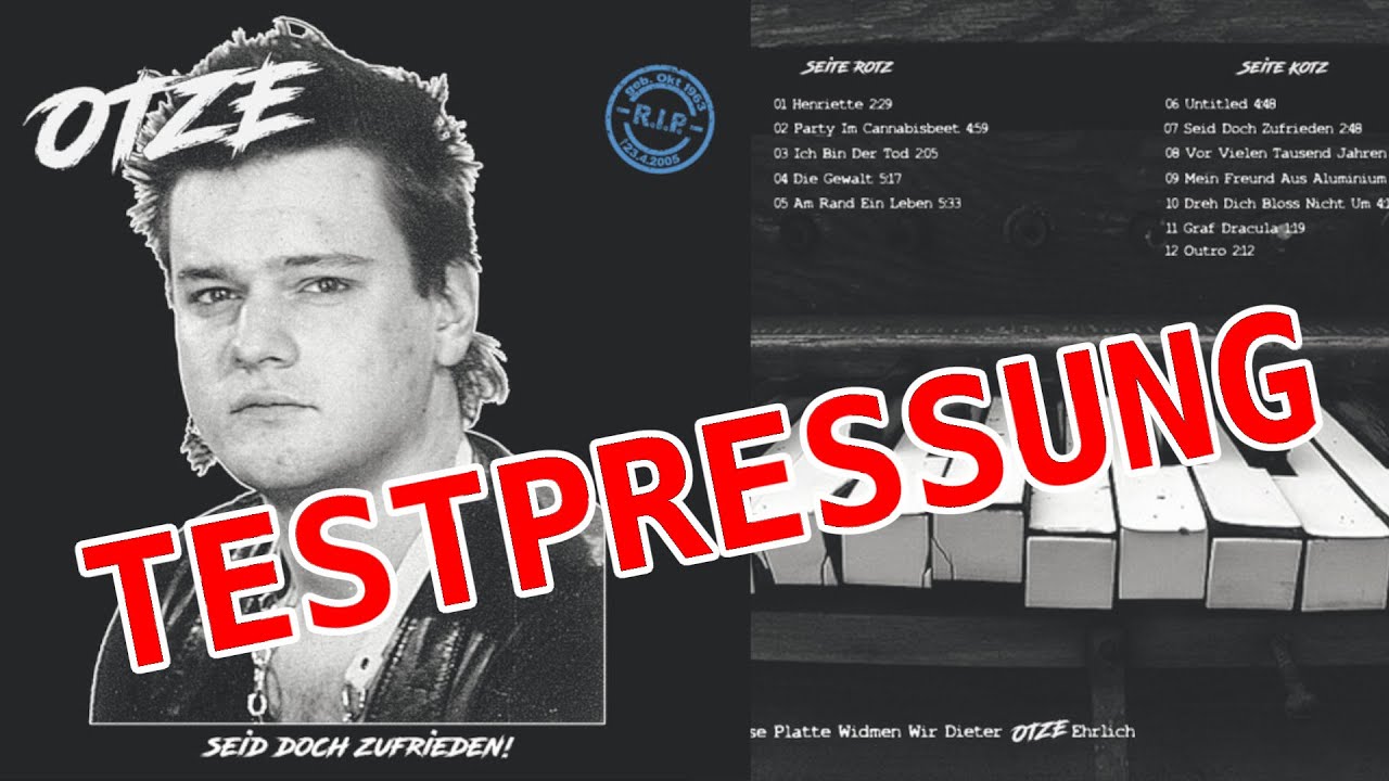 Re: OTZE - Seid Doch Zufrieden! Testpressung! #vinyl #germanvinylcommunity #schleimkeim #punk