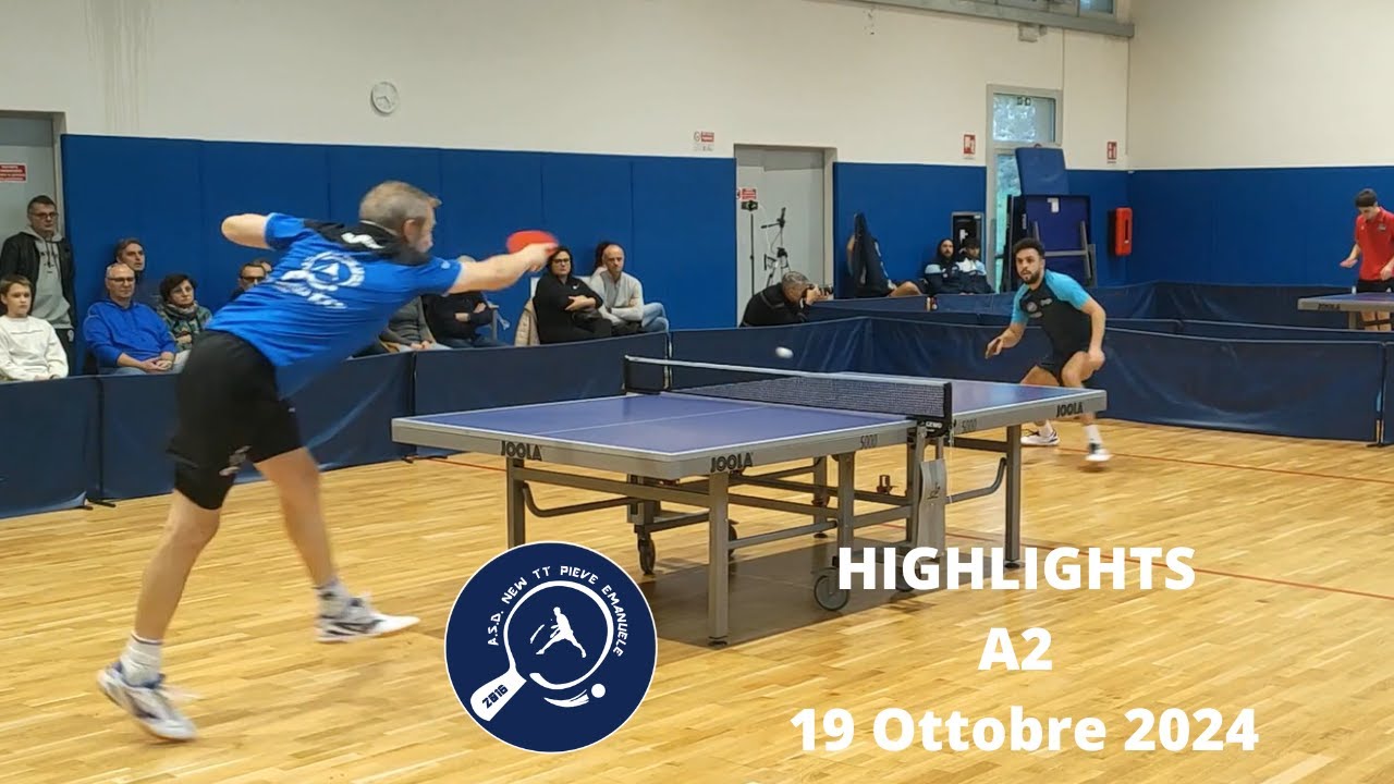 A2 Highlights 24/25 TT Reggio Emilia - vs ASD New TT Pieve Emanuele - 19/10/24