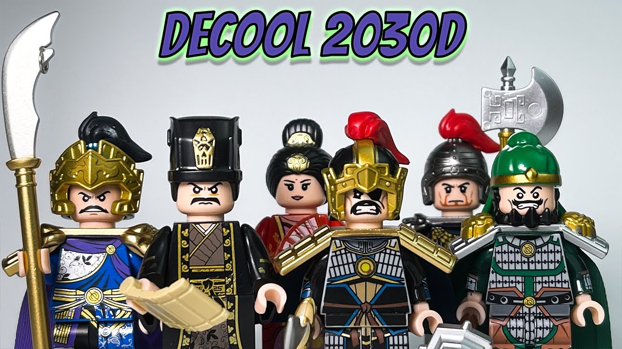 TAM QUỐC DIỄN NGHĨA /THREE KINGDOMS Knock-off LEGO minifigures - DECOOL 2030D