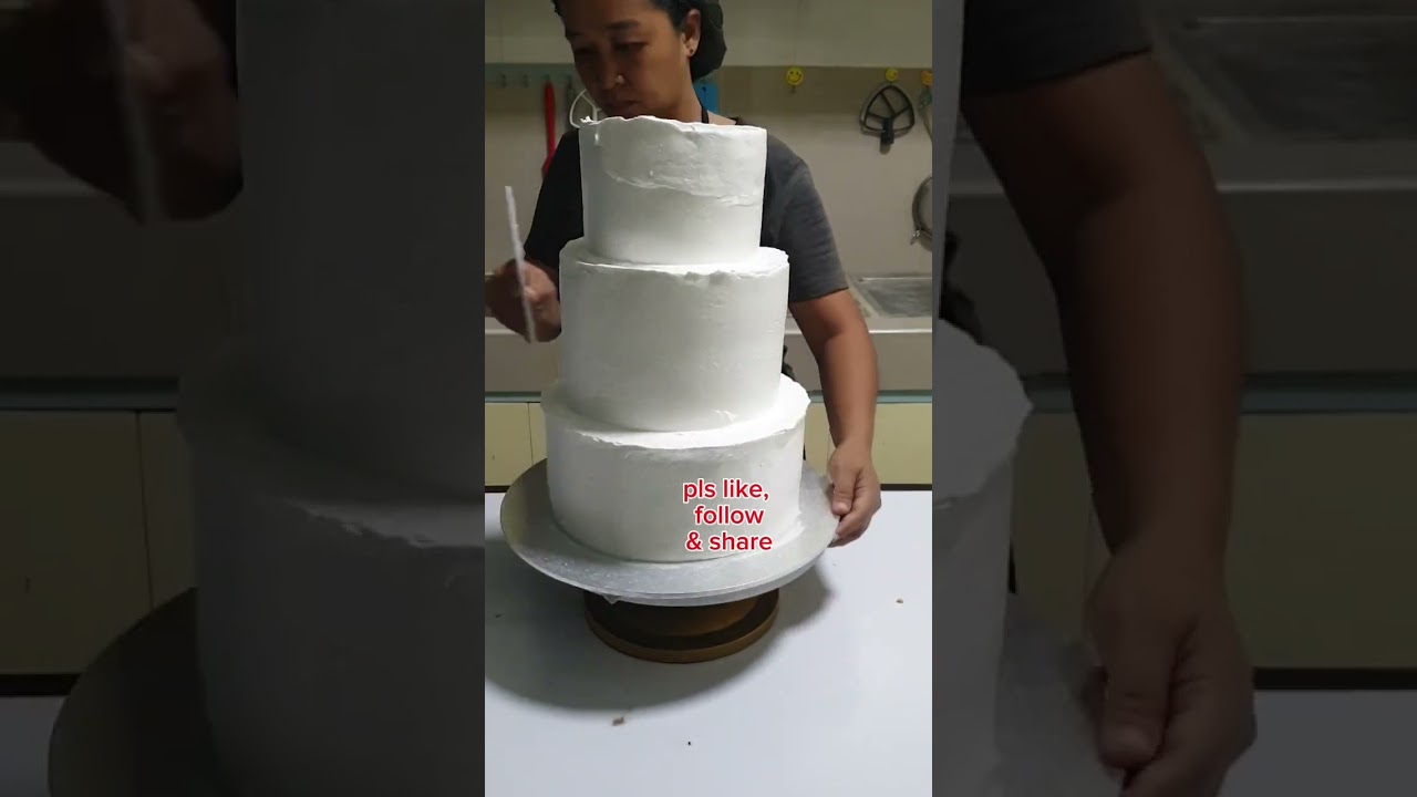 Boiled Icing Wedding Cake