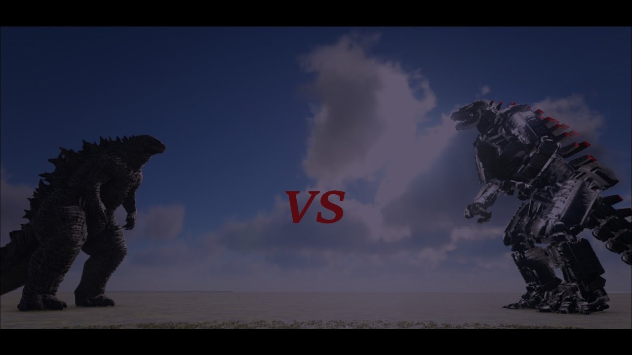Ark Modded Battles 1:Godzilla,Burning Godzilla vs Mecha Godzilla