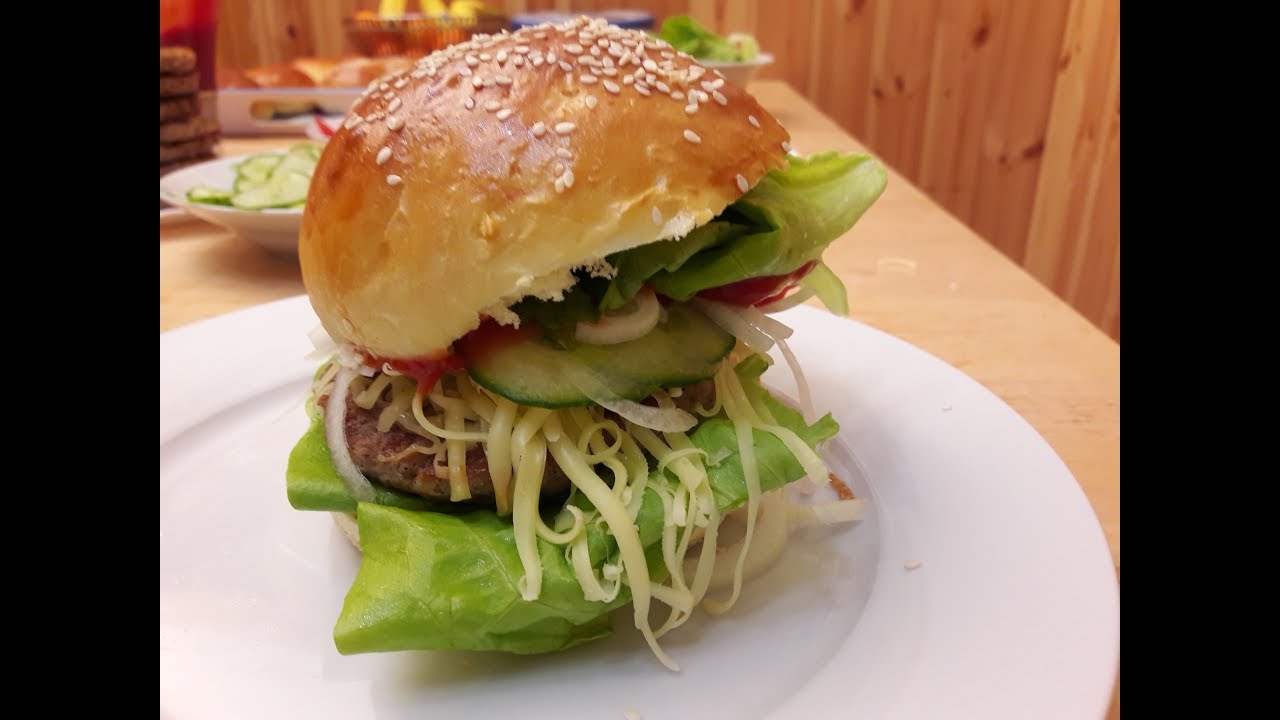 Hamburger húspogácsa házilag nagy evőknek. Retróburger  @Szoky konyhája