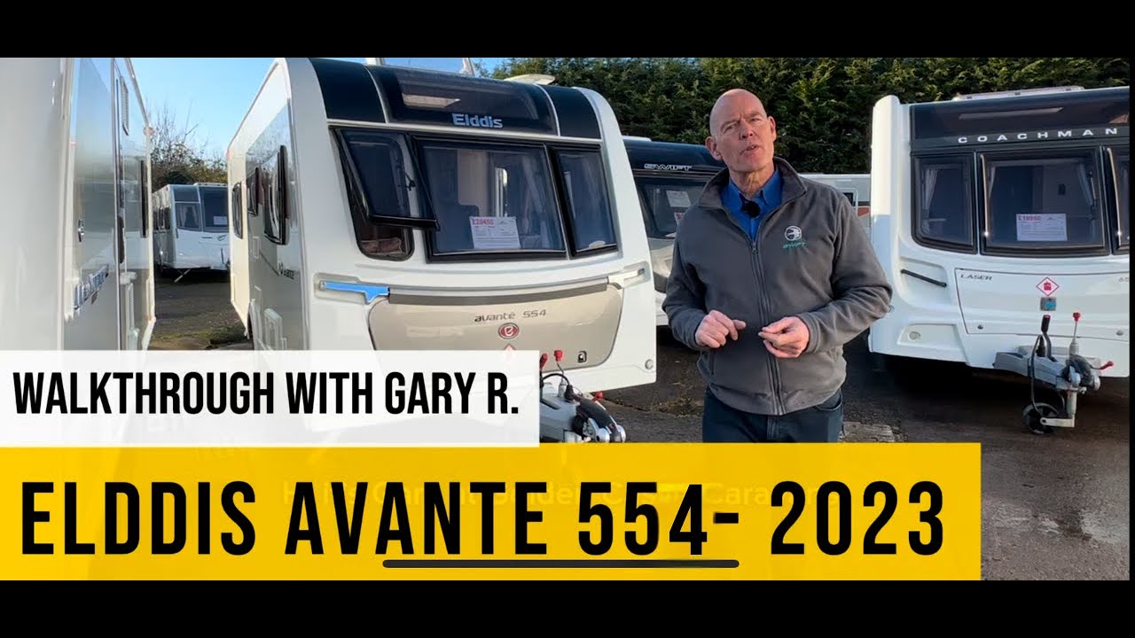 Elddis Avante 554 2023 Walkthrough with Gary R| Stunning 4-Berth Caravan with Motor Mover!