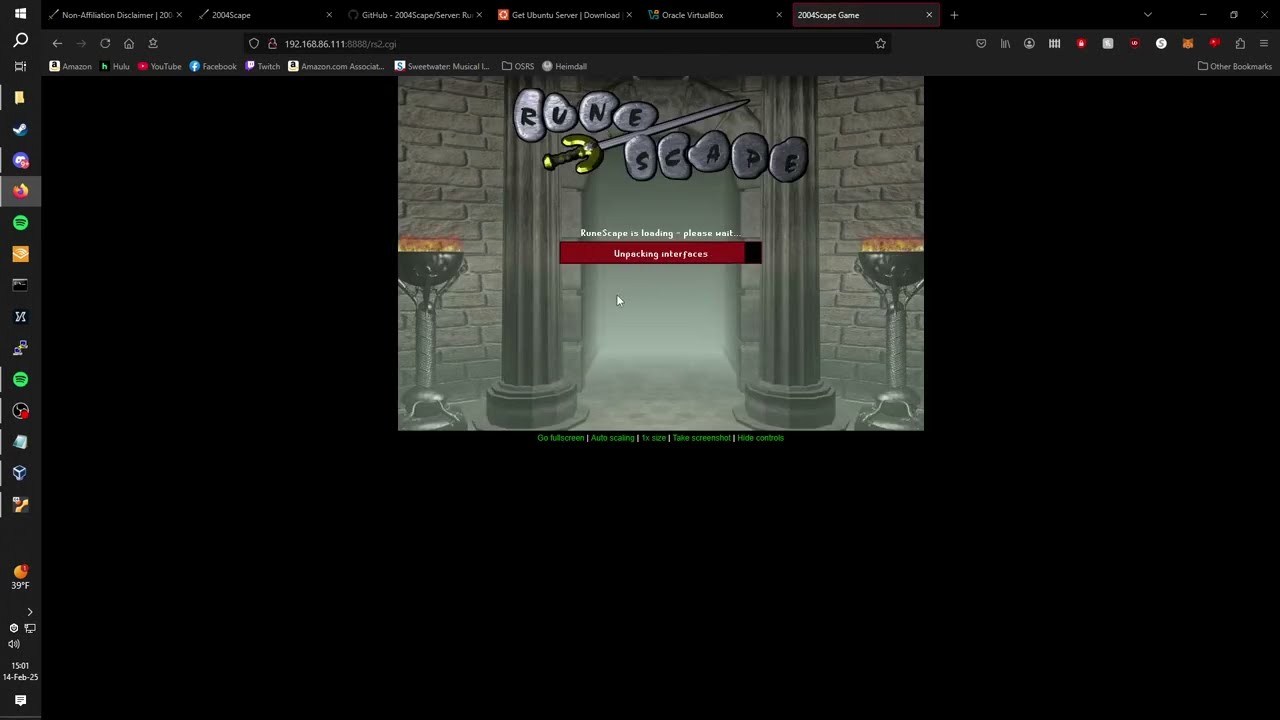 Run a 2004Scape Server On Your Network