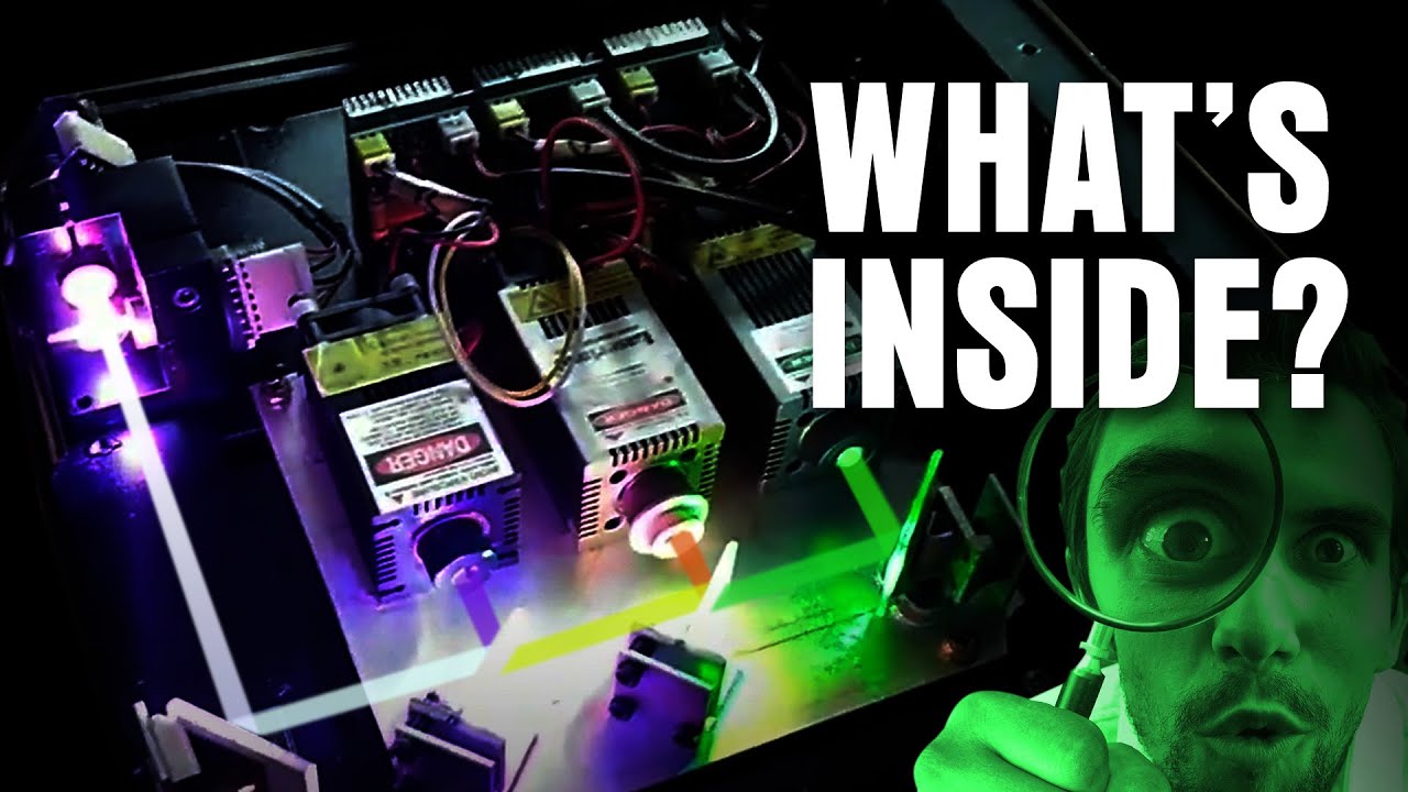 What's Inside of DIY show laser project?