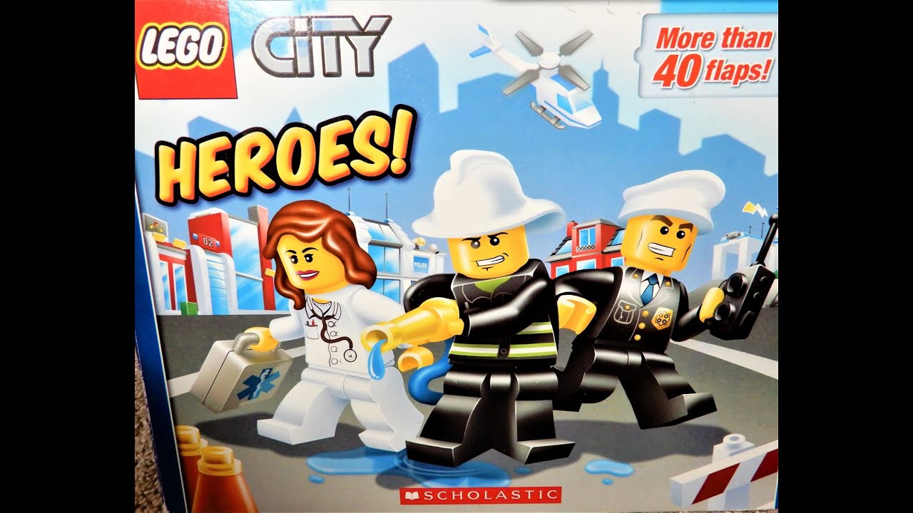 Lego City Heroes Book Read Aloud, #books #reading #legos Flip the Flaps Book!