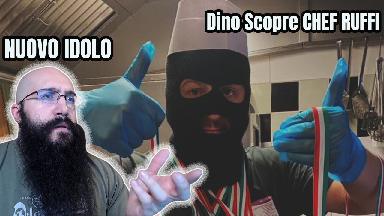 DINO scopre CHEF RUFFI ! Nuovo MAESTRO del WEB #reaction