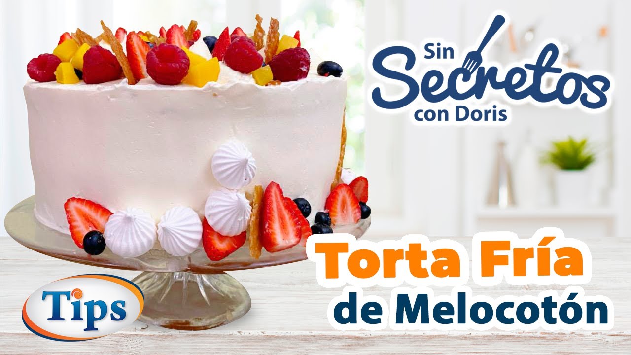 Torta Fría de Melocotón