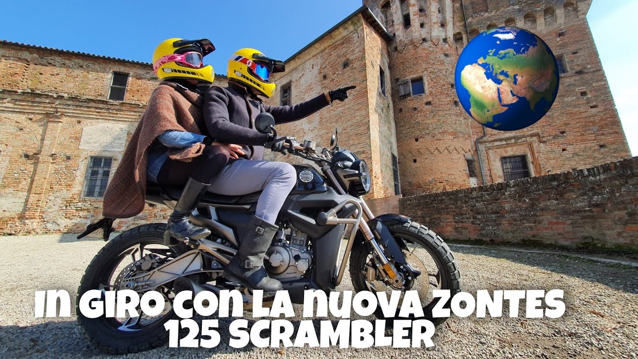 IN GIRO CON LA ZONTES 125 G1 4T SCRAMBLER || Fantaroby e LaGiovanna