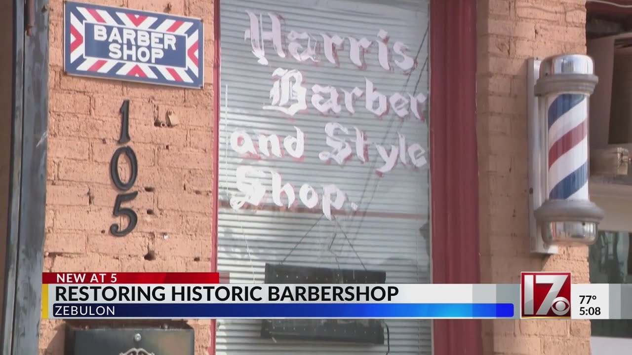 Restoring a historic barbershop in Zebulon