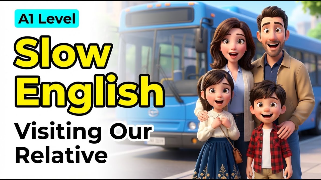 Visiting Aunt Anna After a Long Time | Slow English Listening for Beginners (A1 A2 Level)