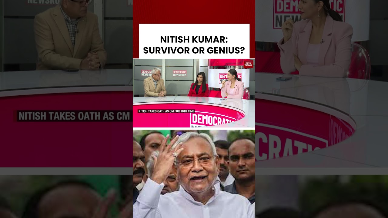 Nitish Kumar: Survivor or Genius? Democratic Newsroom Debates Bihar CM&rsquo;s Legacy & Leadership Style