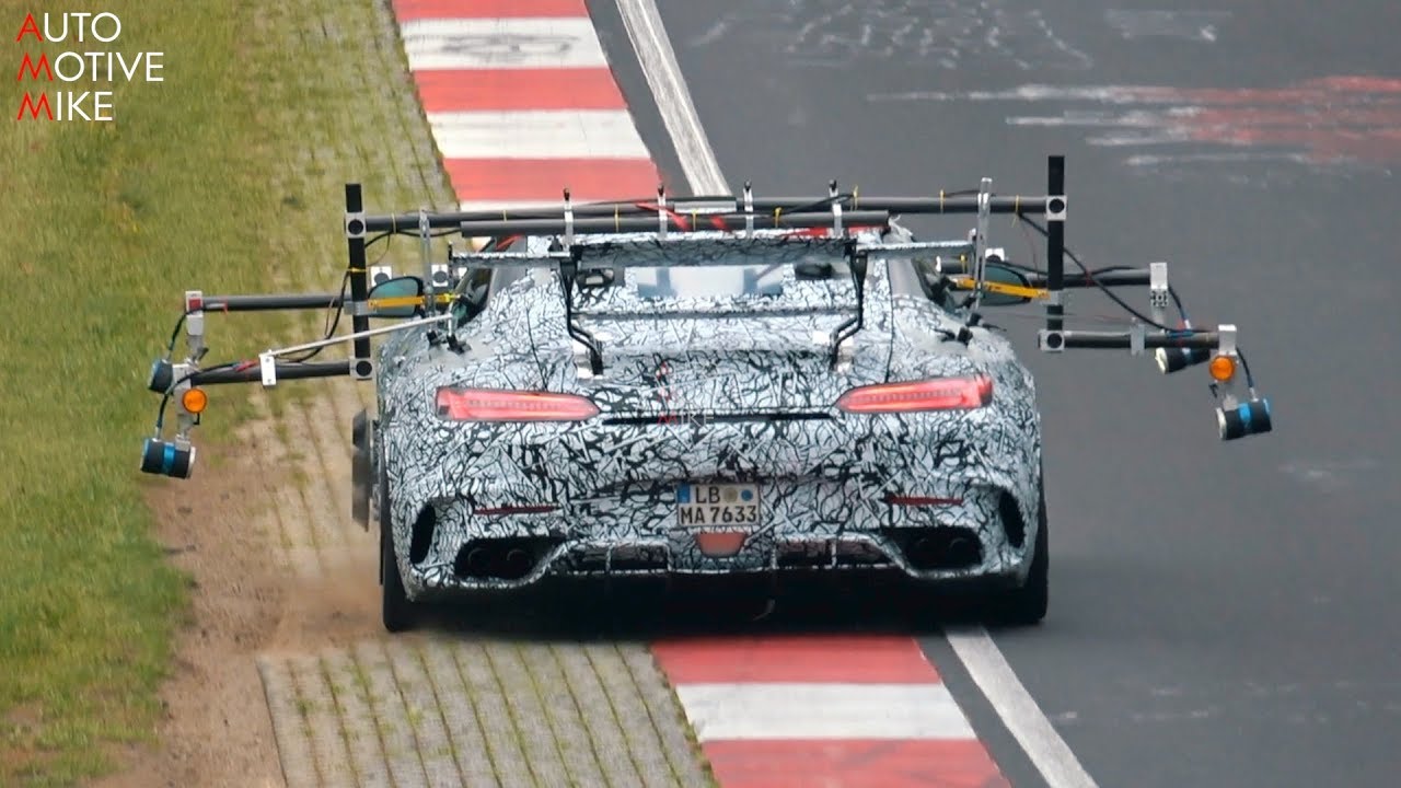 2020 MERCEDES-AMG GT R BLACK SERIES SPIED TESTING AT THE NÜRBURGRING