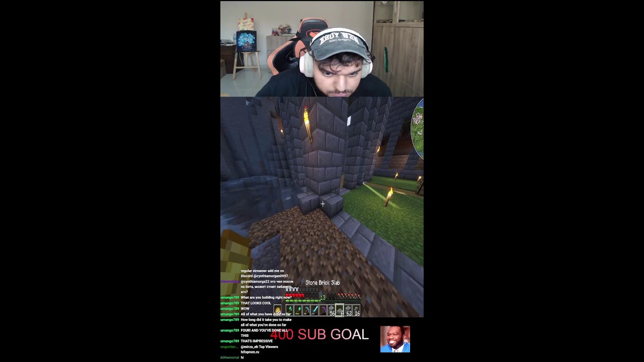 Minecraft world chilling life