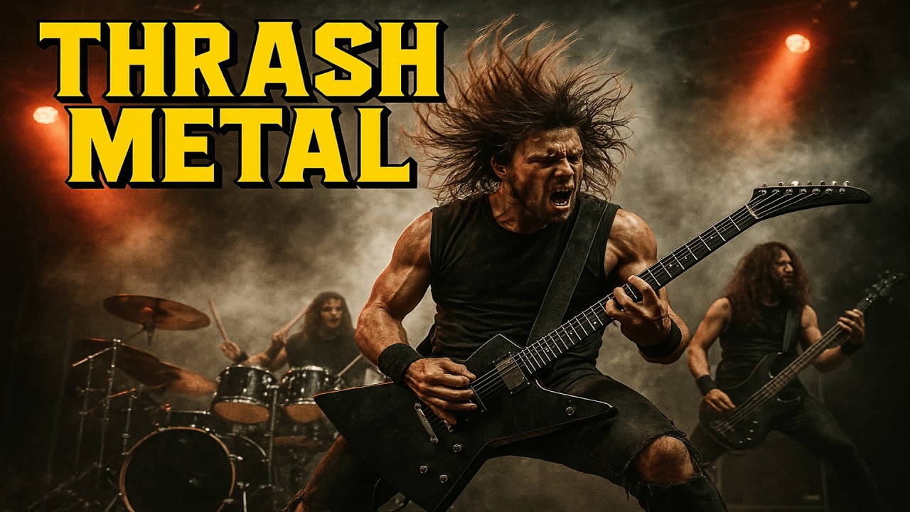 Old-School Thrash Metal Instrumental &mdash; Fast Riffs & Double Kick Vol.4