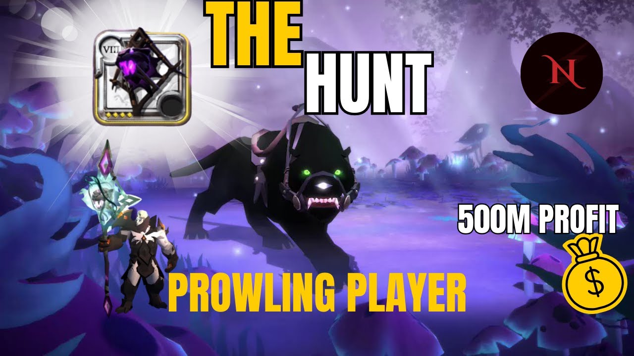 Hunting players with prowling staff - TOP 1 NA SERVER - nikobrr - albion online