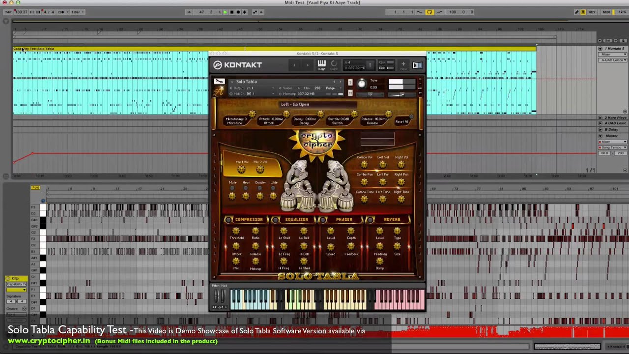 Solo Tabla - (Tabla Software Instrument by Crypto Cipher )