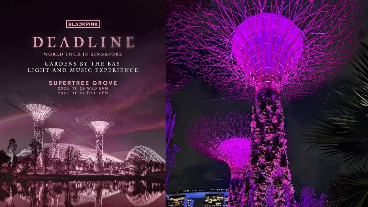 BLACKPINK Light & Music Experience | Gardens by the Bay Singapore 2025