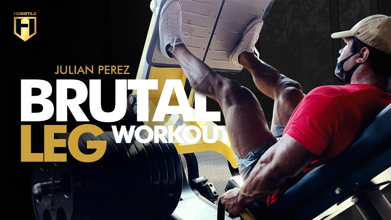 Brutal Leg Workout | NPC Bodybuilder Julian Perez