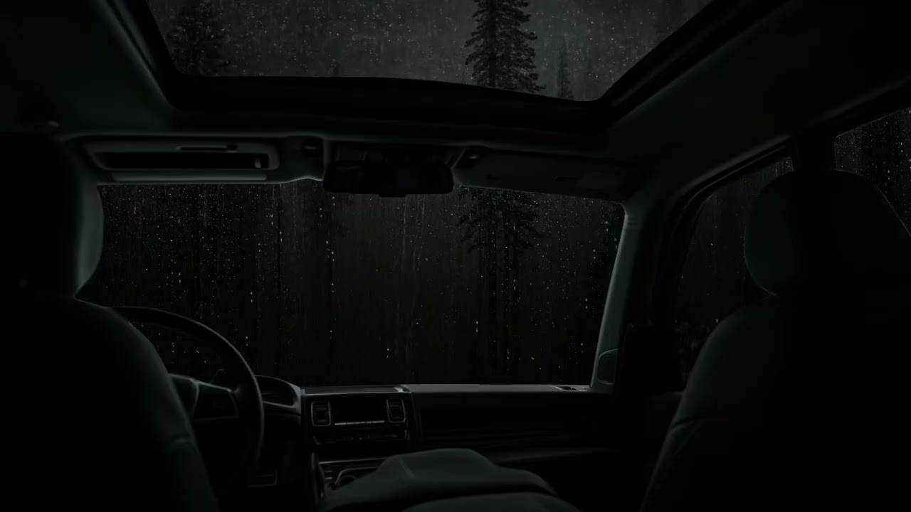 🌧️ Rain Sounds for Sleeping | Cozy Car Camping Vibes to Relieve Sleep Disorders 🛌