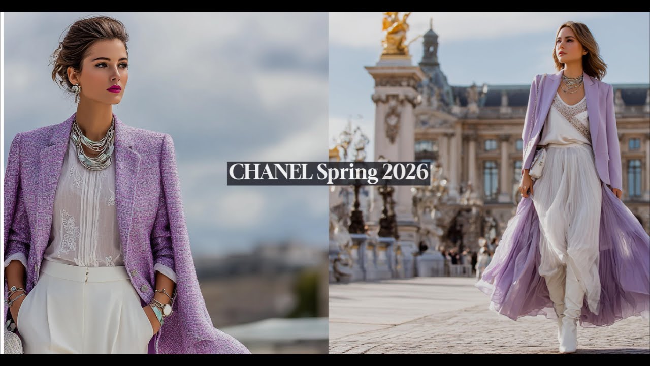 CHANEL Spring/Summer 2026 | Soft Lavender & Ivory – Elegant Spring Sophistication