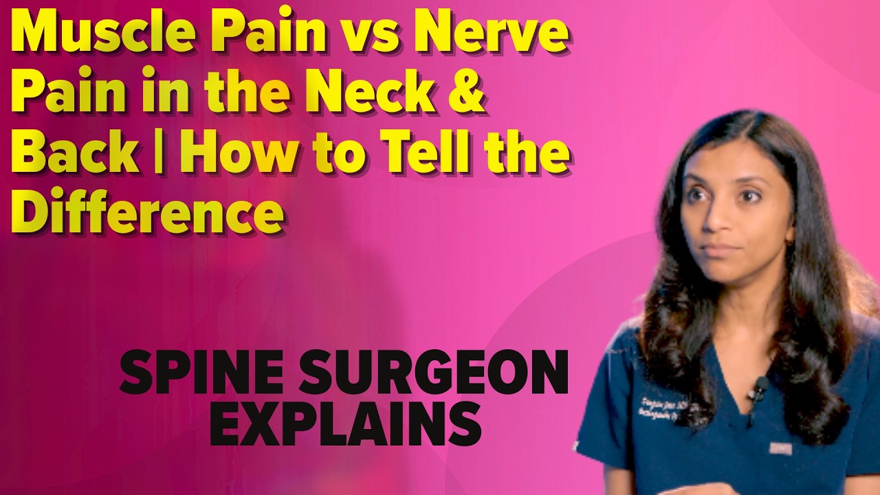Muscle Pain vs Nerve Pain in the Neck & Back  How to Tell the Difference