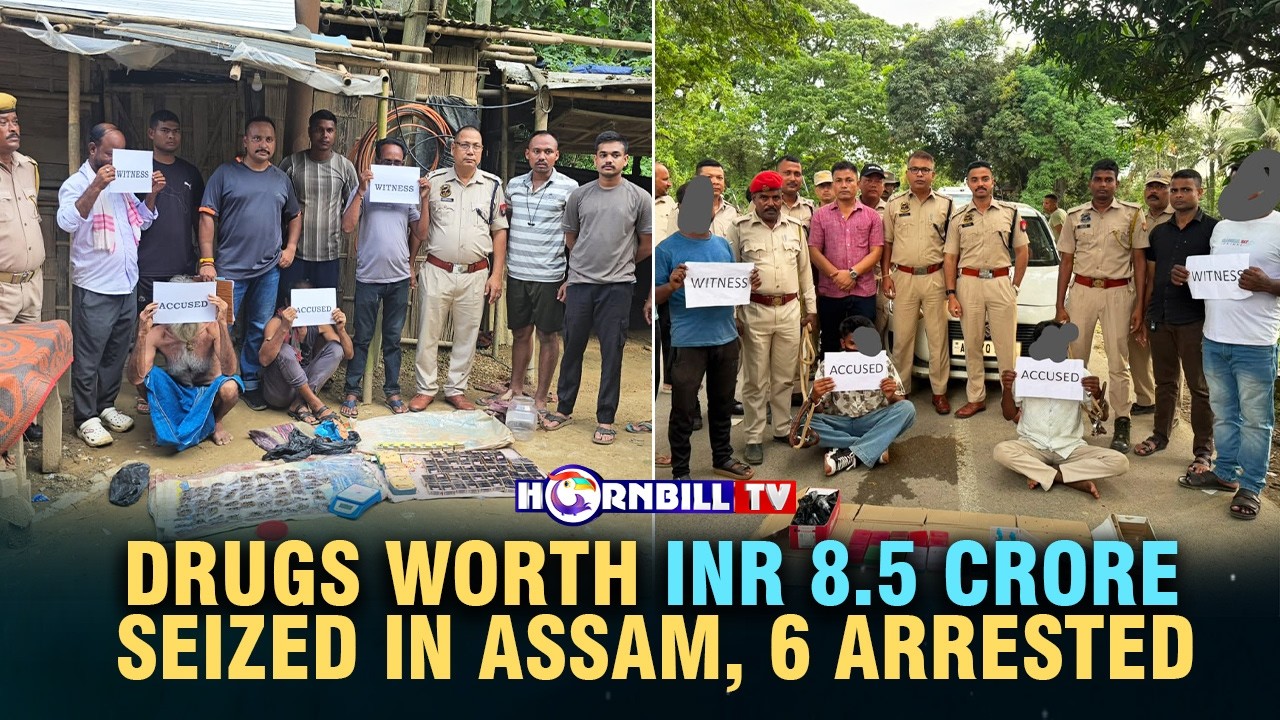 DRUGS WORTH INR 8.5 CRORE SEIZED IN ASSAM, 6 ARRESTED