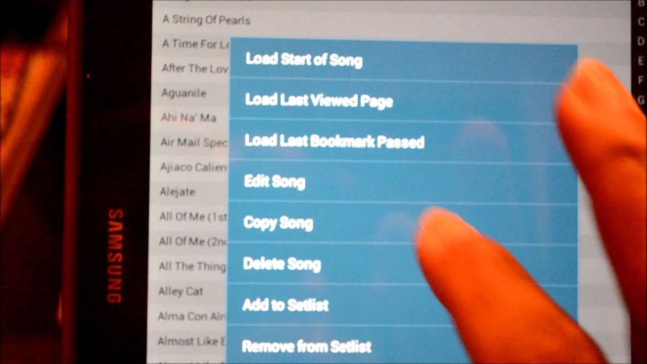 Mobile Sheets File Edit
