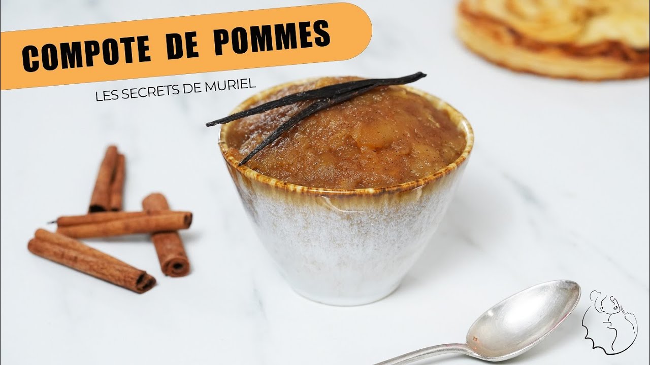 Recette de COMPOTE de POMMES caramélisées