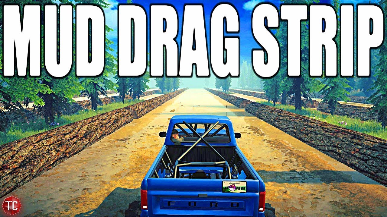 SpinTires MudRunner: NEW MUD DRAG RACING MAP!!