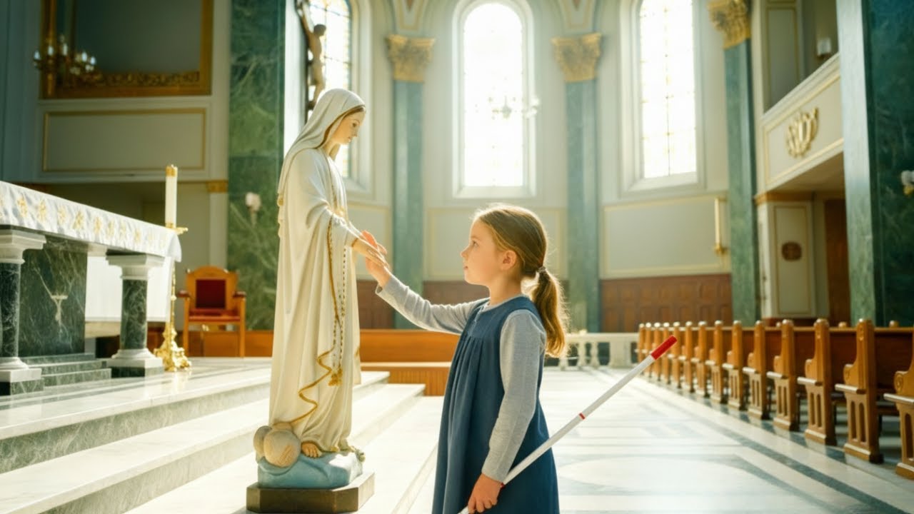 Blind Her Entire Life, The Little Girl Touched Virgin Mary’s Hand — What Happened Next Was A Miracle