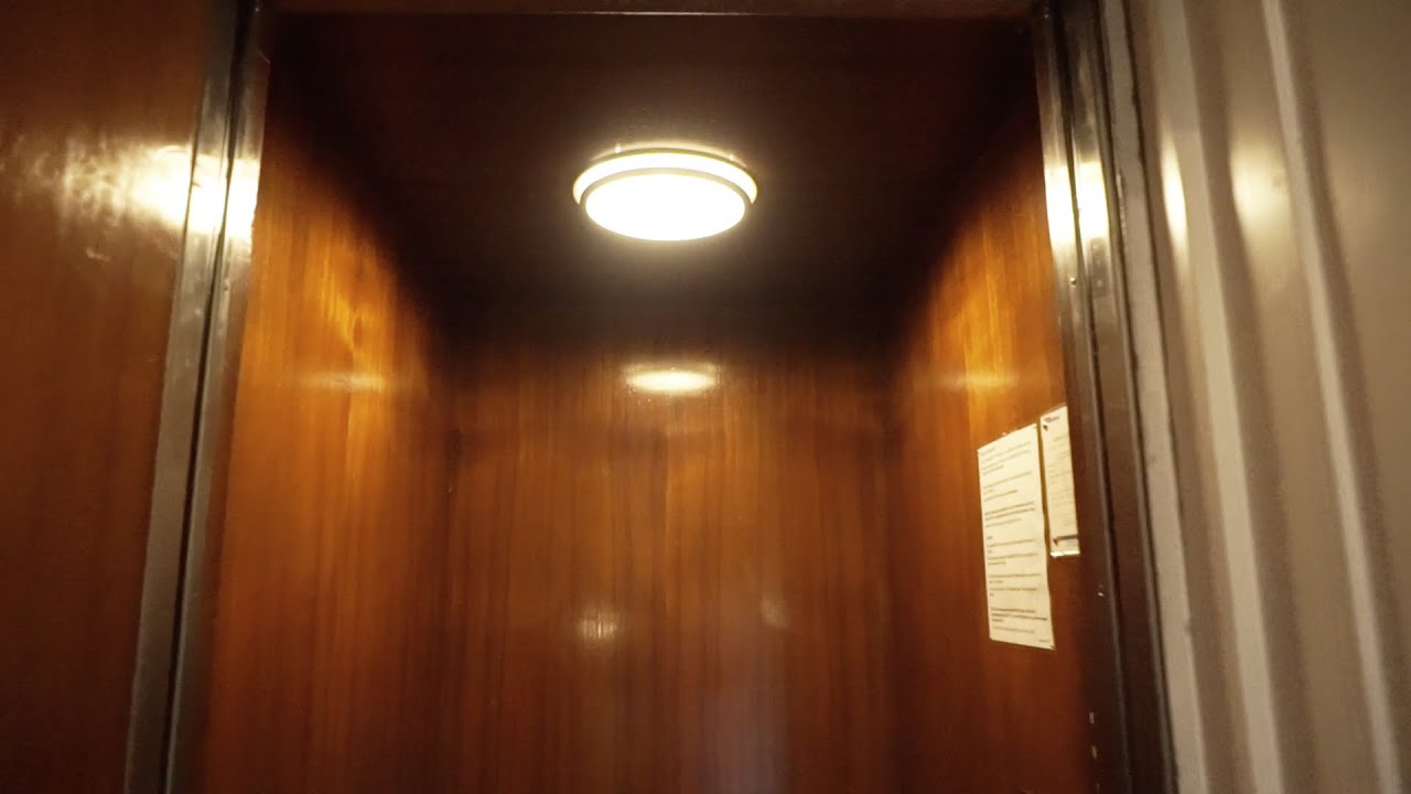 Original 1966 Thrige-Titan traction elevator @ Frederiksberg Alle 42B, Frederiksberg, Denmark