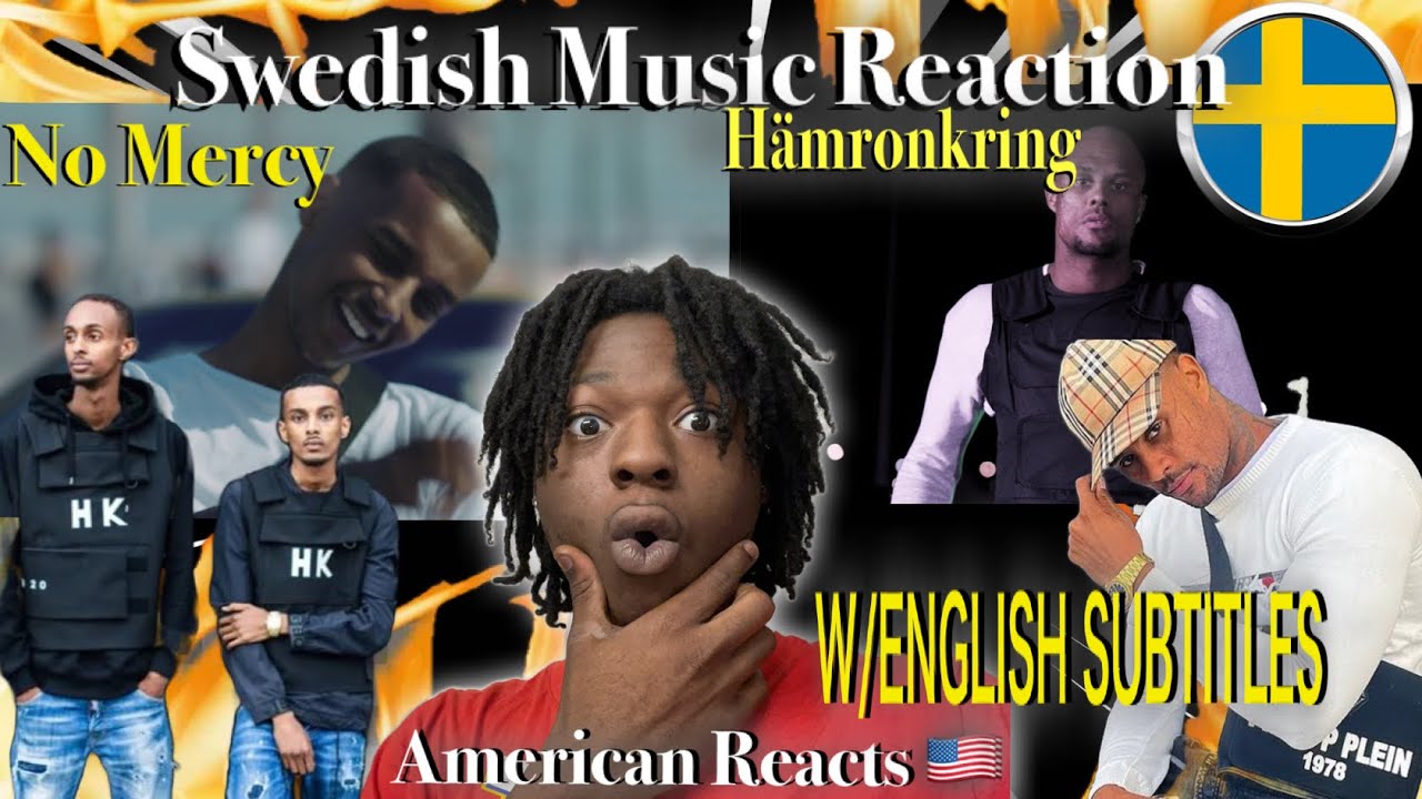 American Reacts To Swedish Rap with English Subtitles! Ft. Asme, Aden, Alex ceesay, Yasin, Sticky
