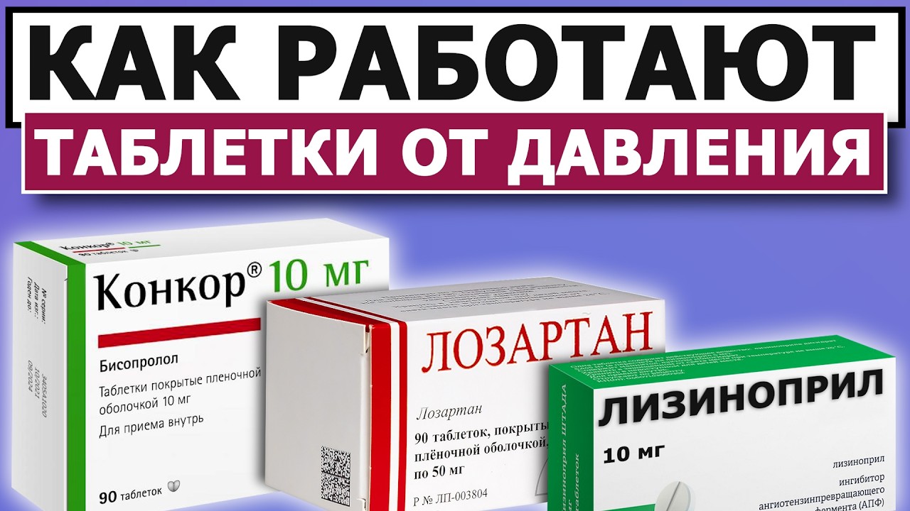 Как на самом деле работают ТАБЛЕТКИ ОТ ДАВЛЕНИЯ?
