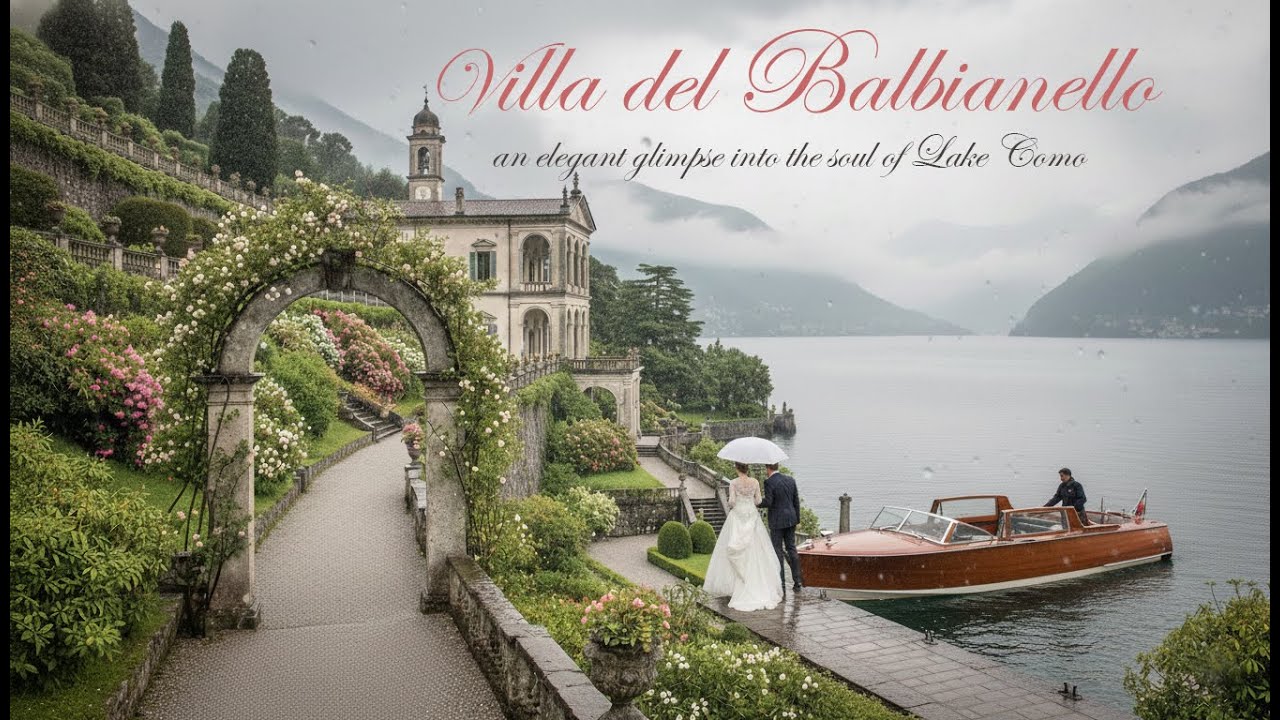 Inside Lake Como’s Most Elegant Villa | Villa del Balbianello on a Rainy Day