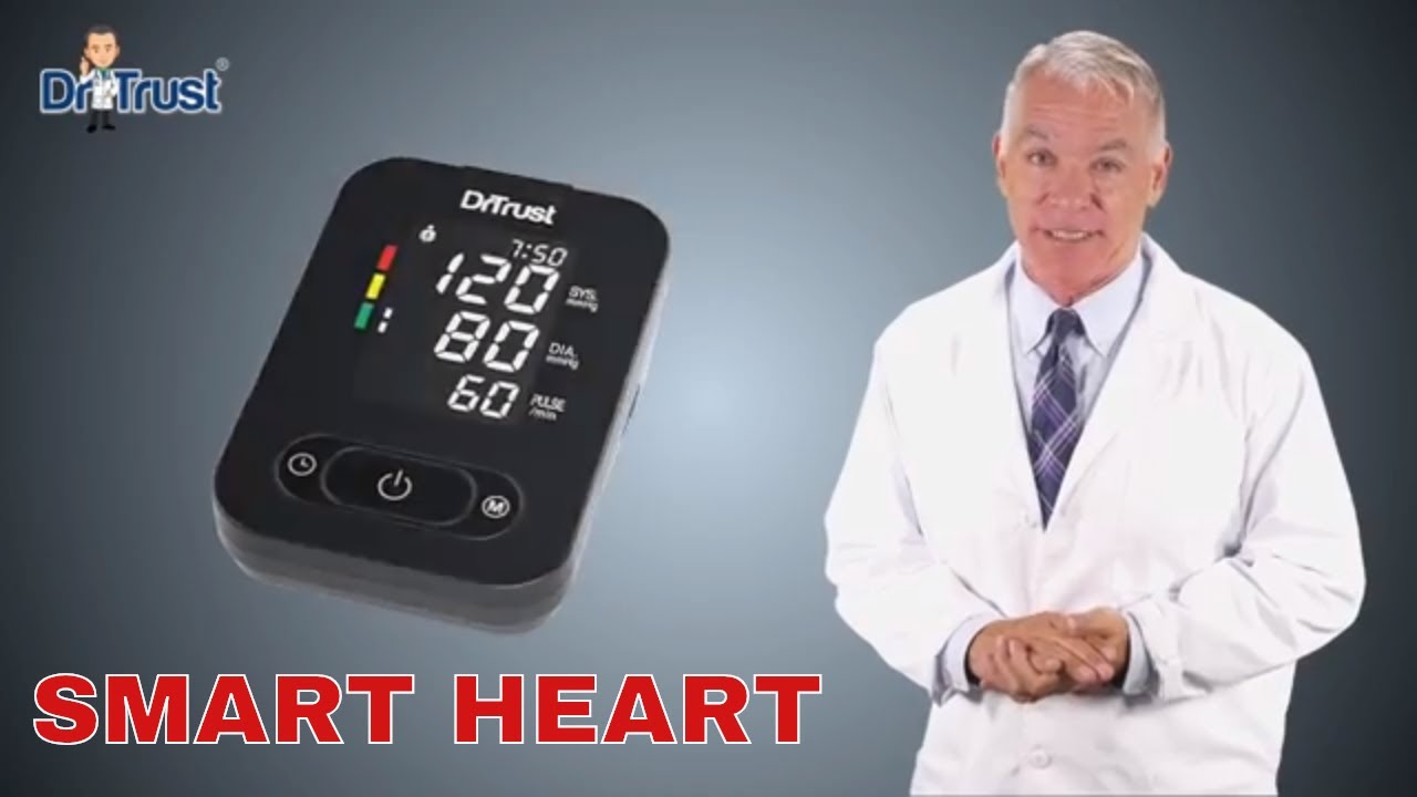 Говорящий тонометр Dr Trust USA BP Smart Heart 101 — обновленный с портом Micro USB 2018