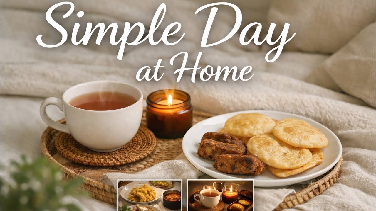 A Simple Day at Home | Morning Routine & Meals☺️