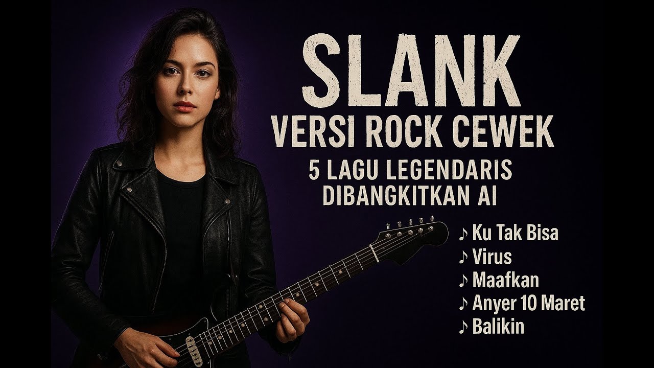 SLANK Versi Rock Cewek — 5 Lagu Legendaris Dibangkitkan Ulang dengan Sentuhan AI 🤖🎸