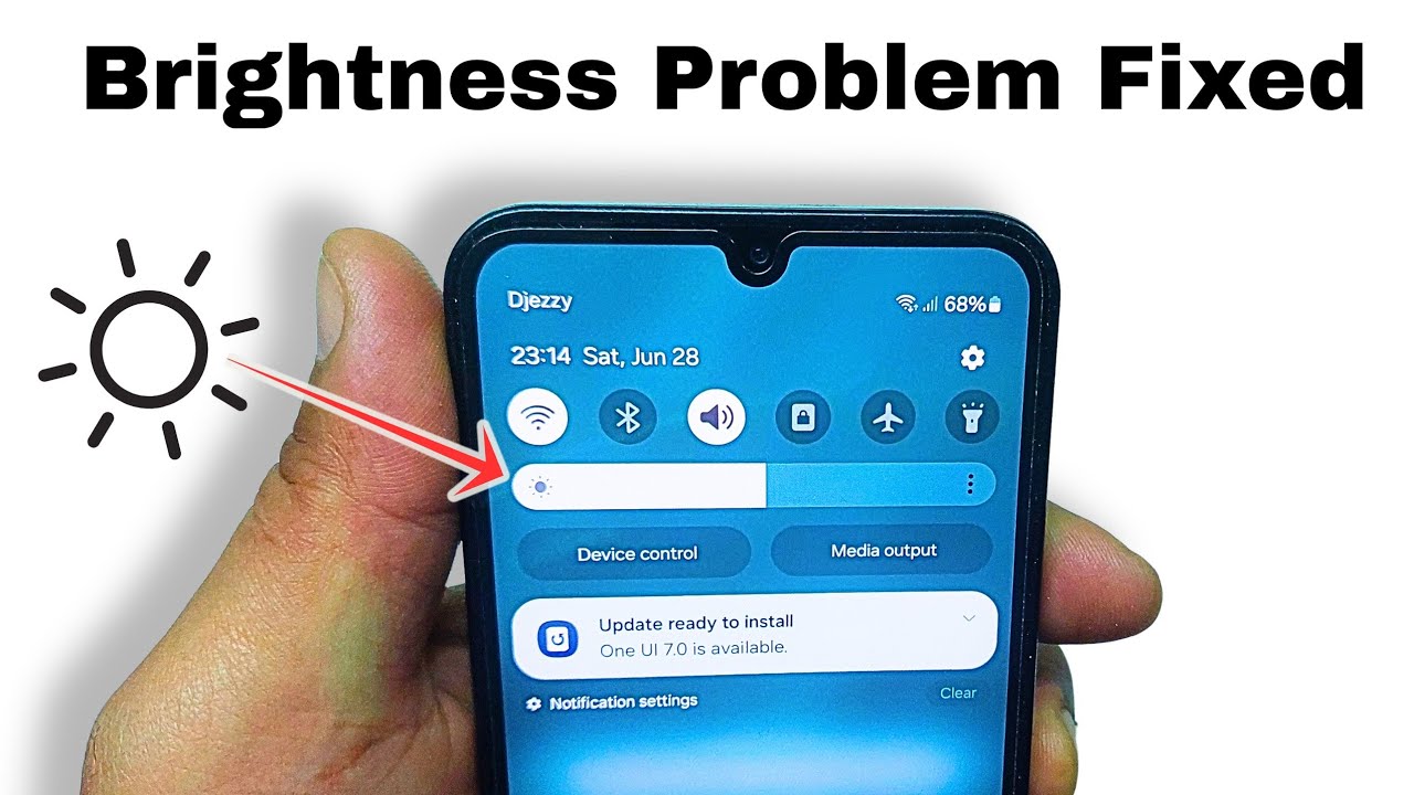 Samsung Phone Brightness Problem | Brightness Keeps Going Down (Dark Screen Fix)