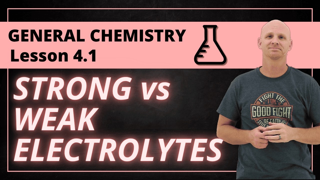 Strong Electrolytes vs Weak Electrolytes vs Nonelectrolytes | General Chemistry 4.1